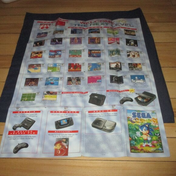 Eternal Champions for Sega Genesis 2-Sided Poster/Insert (Sega systems) - Picture 2 of 4